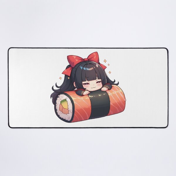 Item preview, Formidable Azur Lane Chibi Sushi Kawaii Anime Girl Elegant Roll designed and sold by CarlosBender.