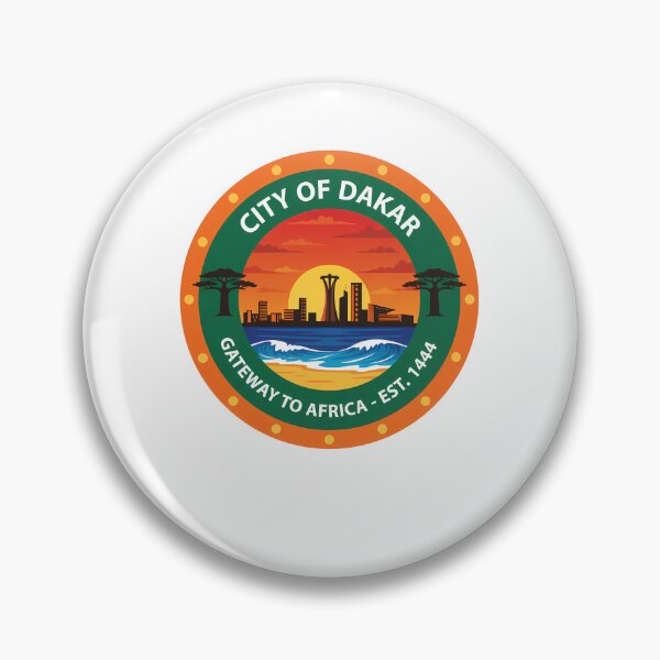 Item preview, Dakar City Gateway Africa Est 1444 Emblem designed and sold by k3rstman1.