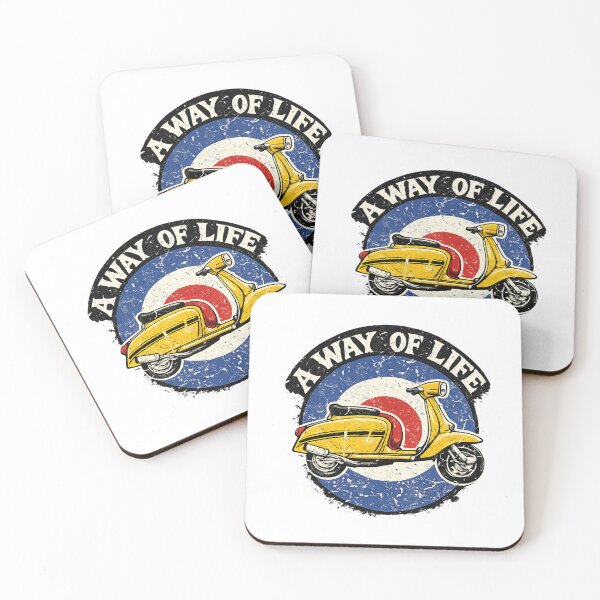 Item preview, A Way Of Life – Vintage Scooter Mod Roundel Design designed and sold by Lambretta2stroke.