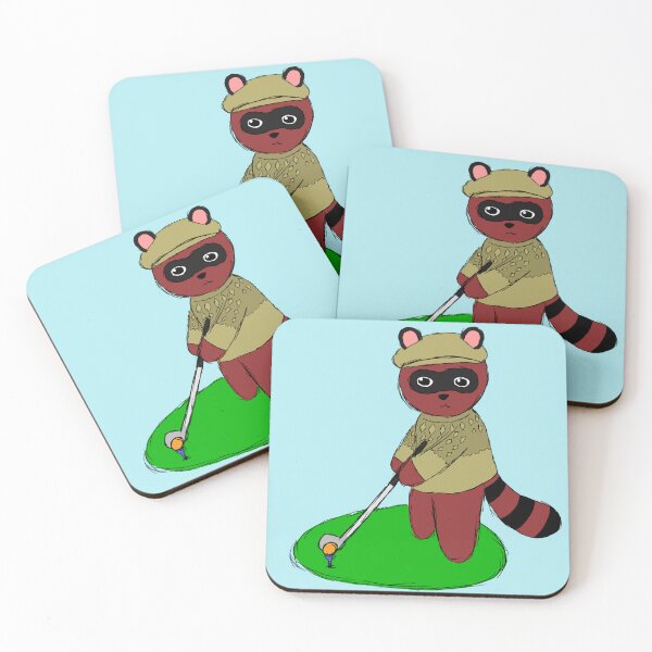 Item preview, PiPi PuPu Golfing designed and sold by The Pink Tanuki.