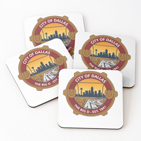 Item preview, Dallas Texas City Landmark Emblem Heritage designed and sold by k3rstman1.