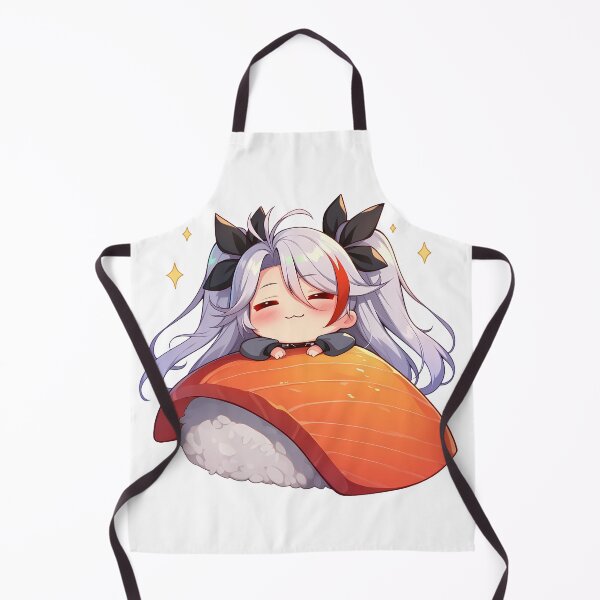 Item preview, Prinz Eugen Azur Lane Chibi Sushi Kawaii Anime Girl Elegant Salmon Roll designed and sold by CarlosBender.