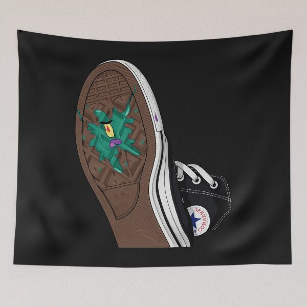 Item preview, funny Splattered Plankton_sneakers designed and sold by fikriyansa.