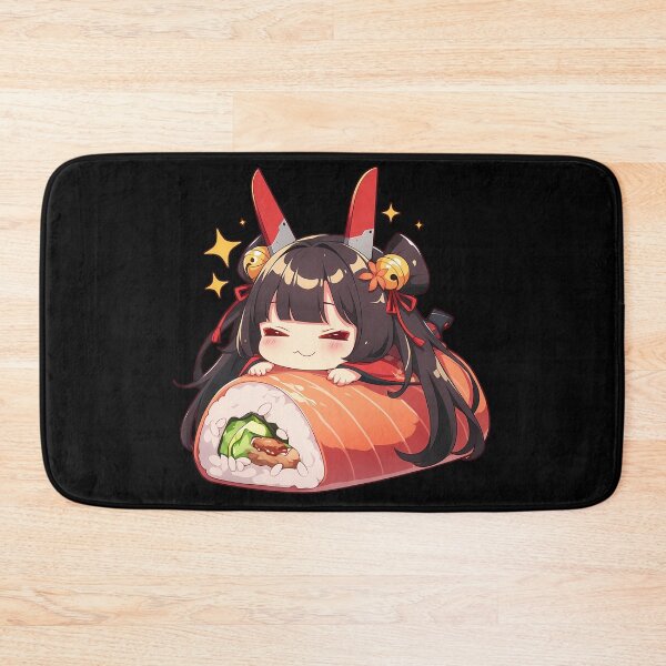 Item preview, Noshiro Azur Lane Chibi Sushi Kawaii Anime Girl Illustration designed and sold by CarlosBender.