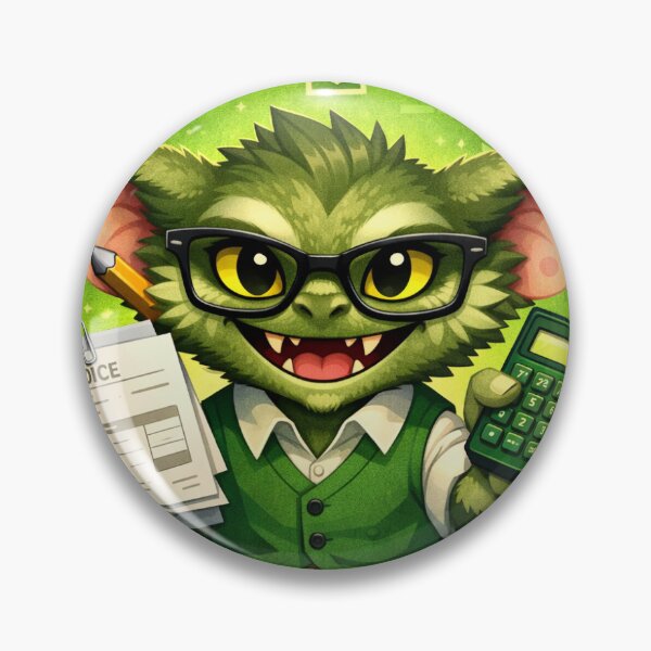 Item preview, Fancy Accounting Chaos Gremlin designed and sold by PathwaysPayable.