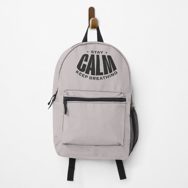 Item preview, Stay Calm Keep Breathing – Calm Mind & Mental Wellness Quote designed and sold by Axivra.