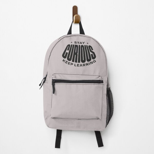 Item preview, Stay Curious Keep Learning – Growth & Lifelong Learning Quote designed and sold by Axivra.