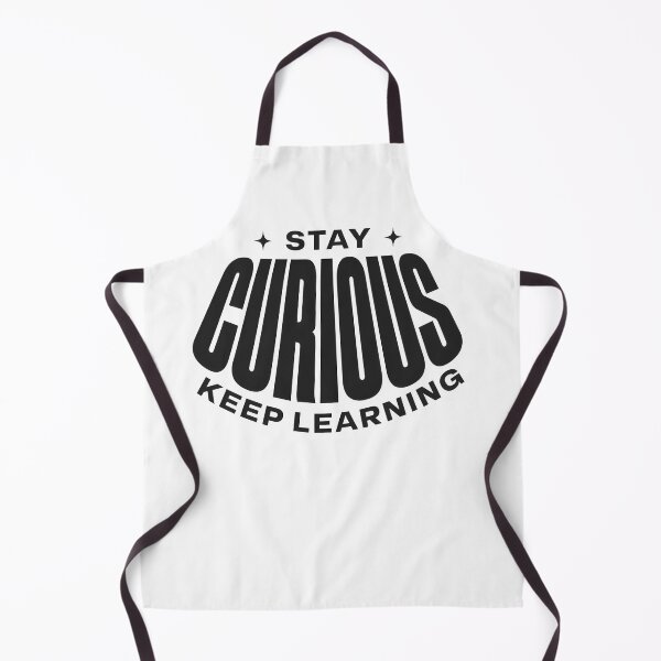 Item preview, Stay Curious Keep Learning – Growth & Lifelong Learning Quote designed and sold by Axivra.