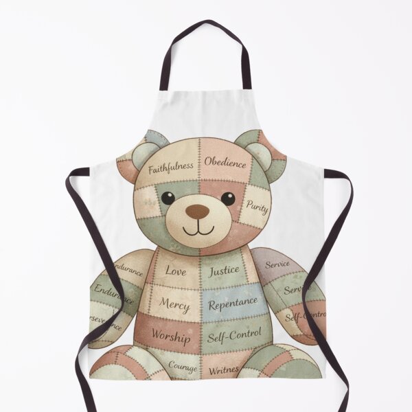 Item preview, Stitched by God, Bear designed and sold by FaithFancies.