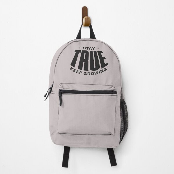 Item preview, Stay True Keep Growing – Authentic Growth & Mindset Quote designed and sold by Axivra.