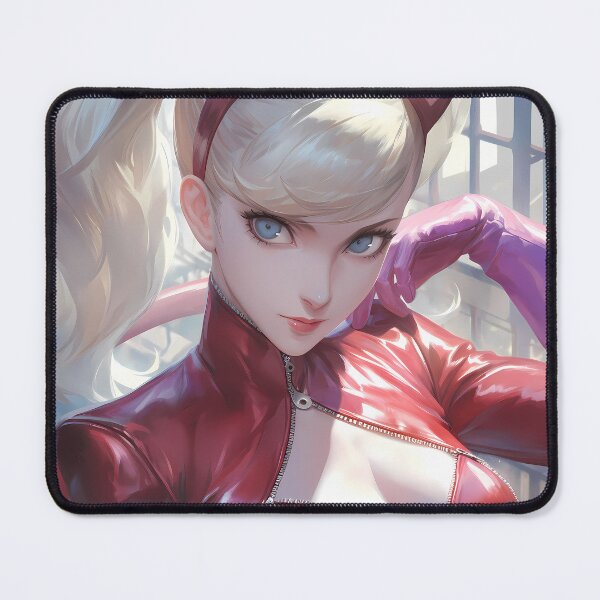 Item preview, Ann Takamaki Persona 5 Game Anime Girl Waifu Red Cat Suit Dynamic City designed and sold by CarlosBender.