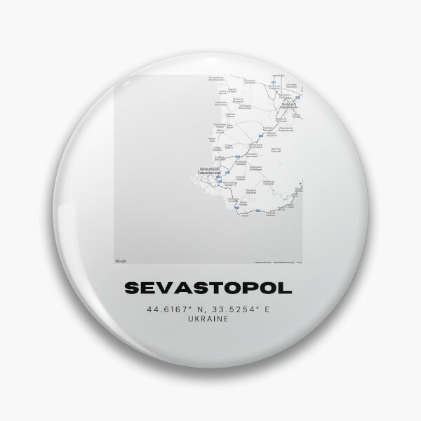Item preview, Sevastopol Ukraine Map Print | Coordinates Minimalist City Wall Art designed and sold by RM-Journey.