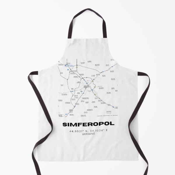 Item preview, Simferopol Ukraine Map Print | Coordinates Minimalist City Wall Art designed and sold by RM-Journey.