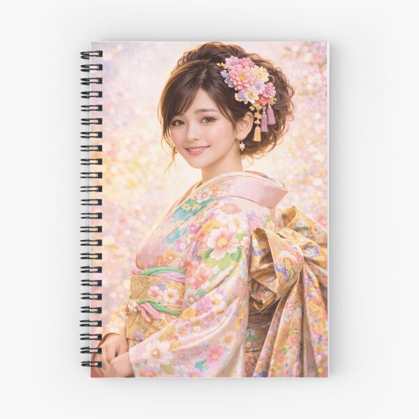 Artikelvorschau, Sanfte Feier – Pastellfarbenes Furisode-Kunstposter entworfen und verkauft von SEIMEI2025.