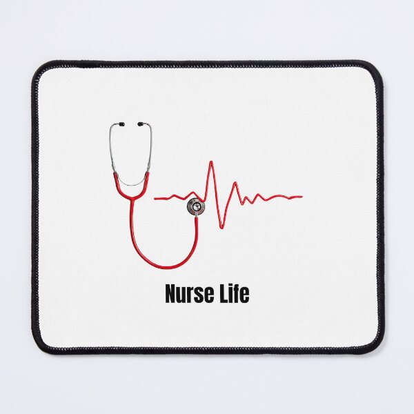 Item preview, Minimalist Nurse Heartbeat - EKG Line Aesthetic designed and sold by ProWorkVibes.