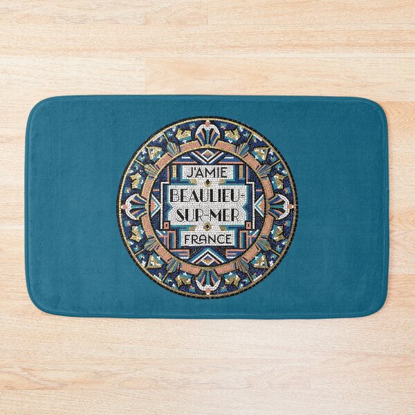 Item preview, J’aime Beaulieu-sur-Mer – French Riviera Mosaic Circle designed and sold by FrancophileFun.