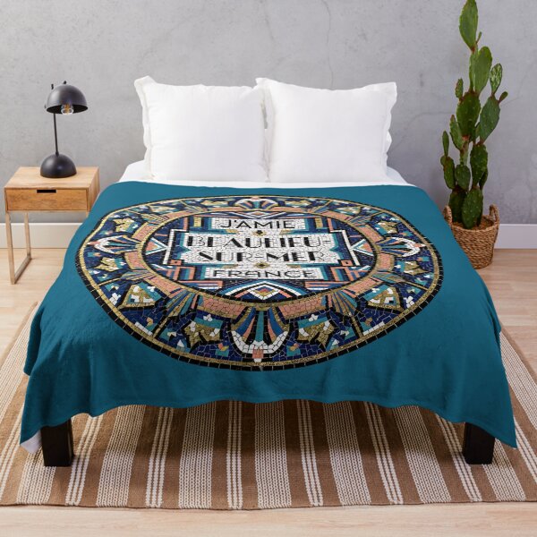 Item preview, J’aime Beaulieu-sur-Mer – French Riviera Mosaic Circle designed and sold by FrancophileFun.