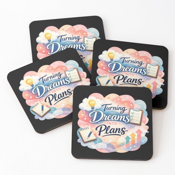 Item preview, Turning Dreams Into Plans – New Year Motivation Quote | Goal Planning Inspiration | Aesthetic Sticker designed and sold by CutePearlStudio.