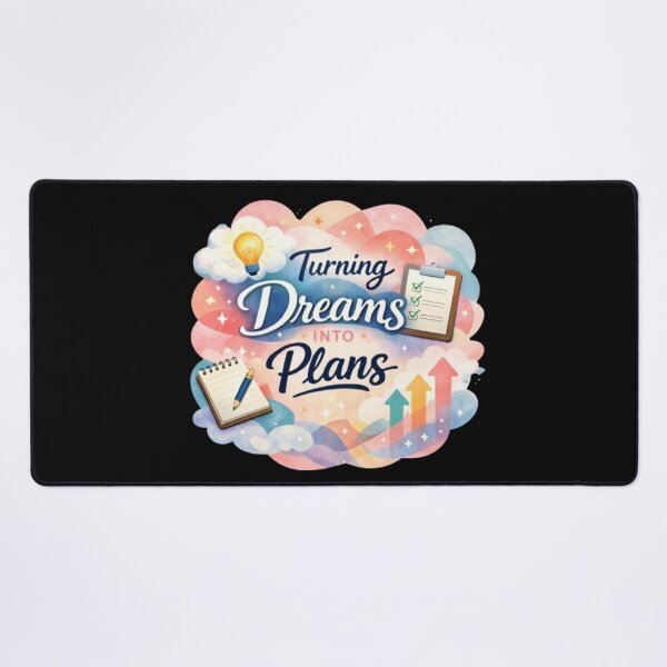Item preview, Turning Dreams Into Plans – New Year Motivation Quote | Goal Planning Inspiration | Aesthetic Sticker designed and sold by CutePearlStudio.