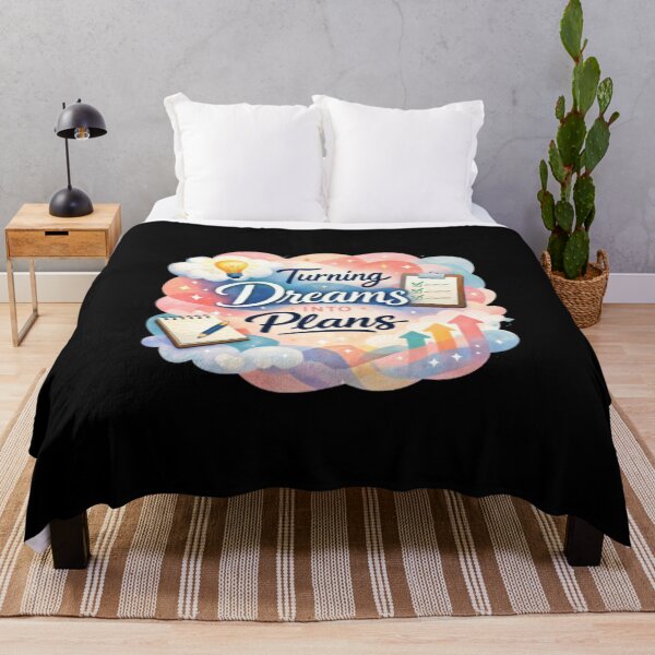 Item preview, Turning Dreams Into Plans – New Year Motivation Quote | Goal Planning Inspiration | Aesthetic Sticker designed and sold by CutePearlStudio.