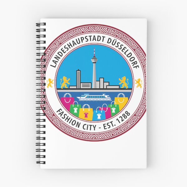 Item preview, Düsseldorf Fashion City Emblem Germany Skyline Seal designed and sold by k3rstman1.