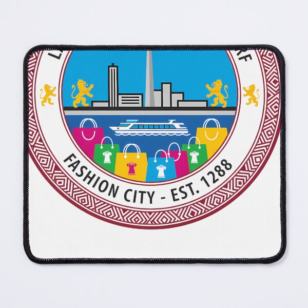 Item preview, Düsseldorf Fashion City Emblem Germany Skyline Seal designed and sold by k3rstman1.