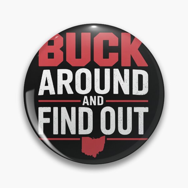 Item preview, Buck Around and Find Out Funny Vintage Adults Ohio Map designed and sold by Rackaam.