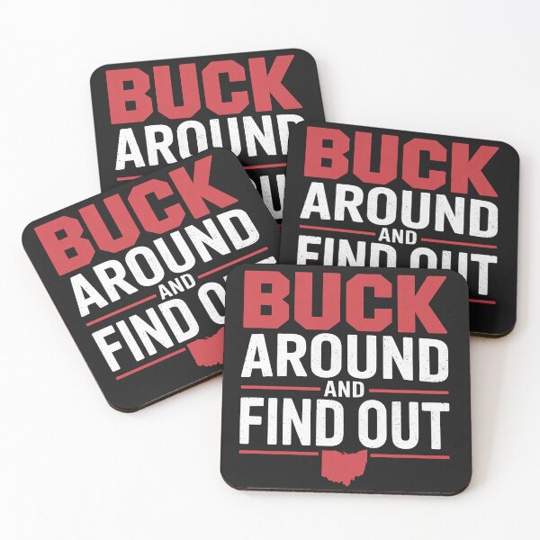 Item preview, Buck Around and Find Out Funny Vintage Adults Ohio Map designed and sold by Rackaam.
