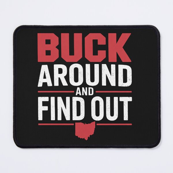 Item preview, Buck Around and Find Out Funny Vintage Adults Ohio Map designed and sold by Rackaam.