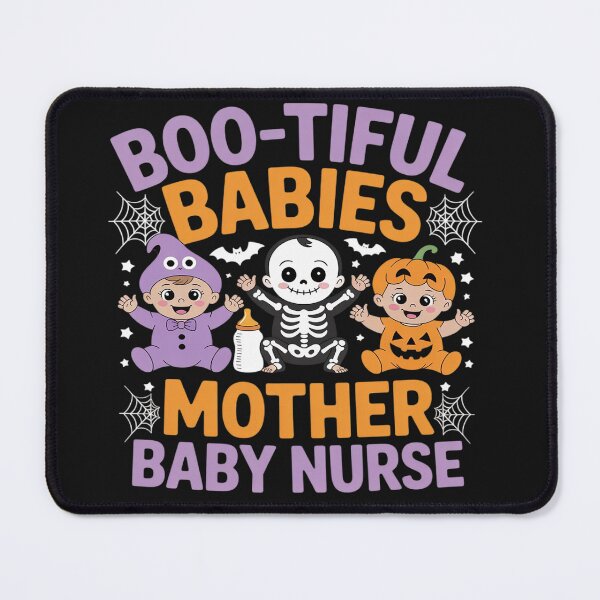 Item preview, Boo-tiful Babies Mother Baby Nurse Halloween Spooky Season designed and sold by Rackaam.