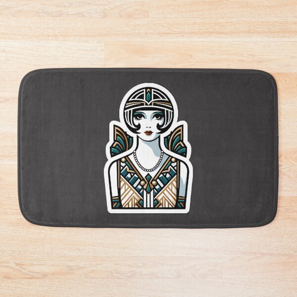 Item preview, Art Deco Flapper Pinup Roaring Twenties Glamour Print designed and sold by PinUpPizzazz.
