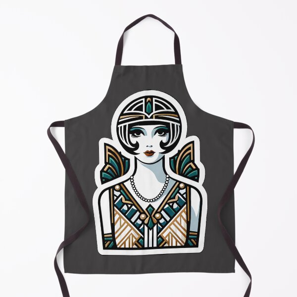 Item preview, Art Deco Flapper Pinup Roaring Twenties Glamour Print designed and sold by PinUpPizzazz.