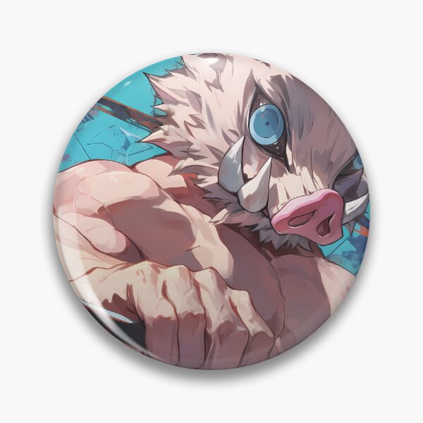 Item preview, Inosuke Hashibira Demon Slayer Anime Fierce Action Strength Battle Intensity designed and sold by CarlosBender.