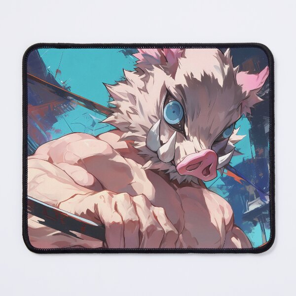 Item preview, Inosuke Hashibira Demon Slayer Anime Fierce Action Strength Battle Intensity designed and sold by CarlosBender.