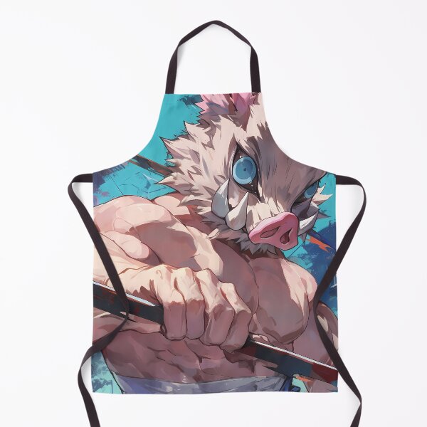 Item preview, Inosuke Hashibira Demon Slayer Anime Fierce Action Strength Battle Intensity designed and sold by CarlosBender.