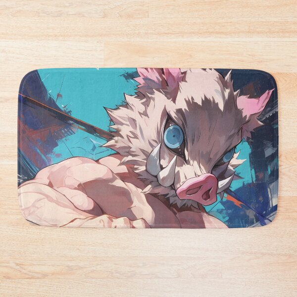 Item preview, Inosuke Hashibira Demon Slayer Anime Fierce Action Strength Battle Intensity designed and sold by CarlosBender.