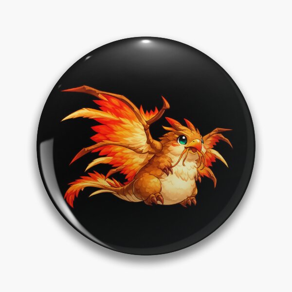 Item preview, Chonk Chubby Dragonhawk – Cute Cartoon Dragon Hawk Fantasy Creature designed and sold by DogLord.