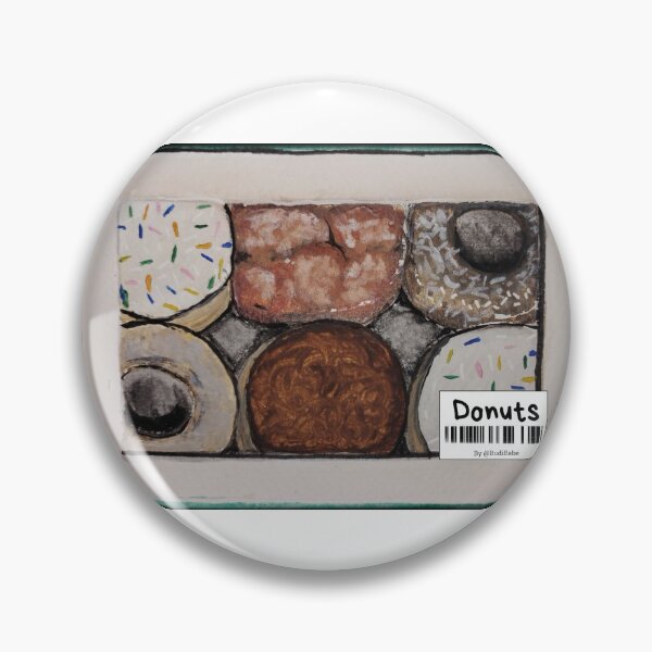 Item preview, Box of Donuts Watercolor painting  designed and sold by Budibabe.