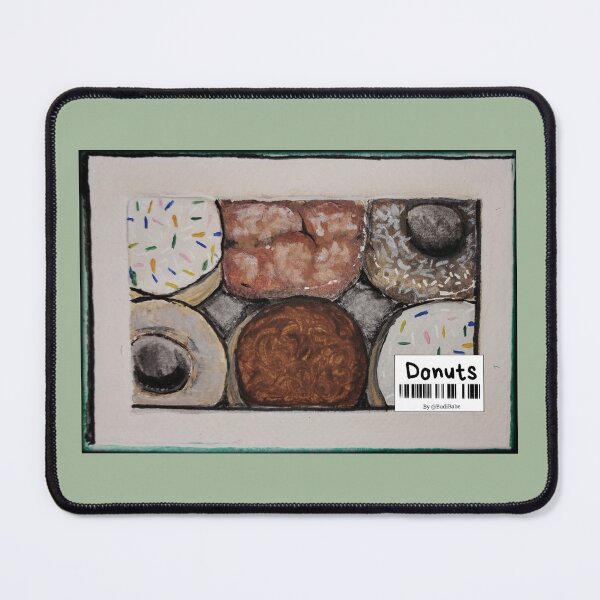 Item preview, Box of Donuts Watercolor painting  designed and sold by Budibabe.