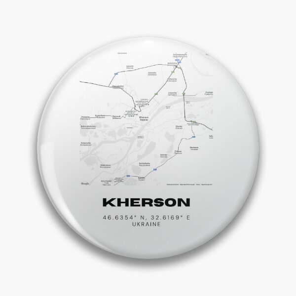 Item preview, Kherson Ukraine Map Print | Coordinates Minimalist City Wall Art designed and sold by RM-Journey.