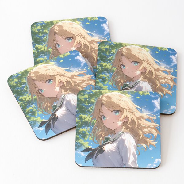 Item preview, Katyusha Girls Und Panzer Anime Breeze Green Pastel Outdoor Nature Japan Anime Girl designed and sold by CarlosBender.