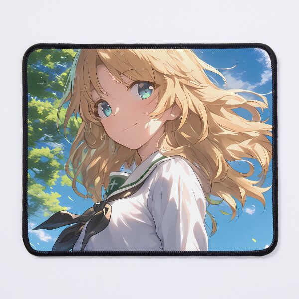 Item preview, Katyusha Girls Und Panzer Anime Breeze Green Pastel Outdoor Nature Japan Anime Girl designed and sold by CarlosBender.
