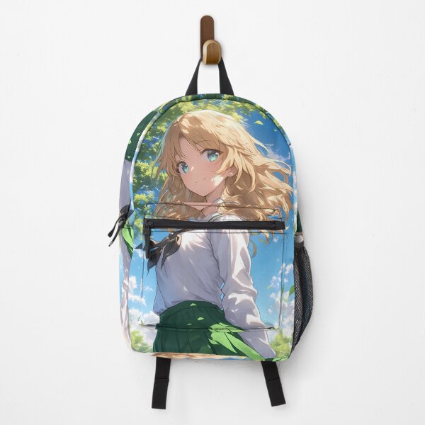 Item preview, Katyusha Girls Und Panzer Anime Breeze Green Pastel Outdoor Nature Japan Anime Girl designed and sold by CarlosBender.