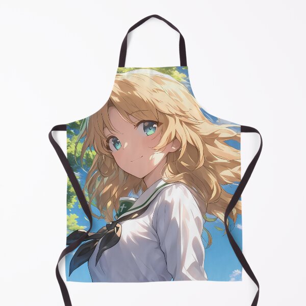 Item preview, Katyusha Girls Und Panzer Anime Breeze Green Pastel Outdoor Nature Japan Anime Girl designed and sold by CarlosBender.