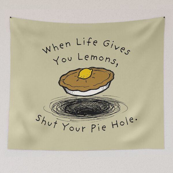 Item preview, Cute Nonsense Doodle Malaphor Life Gives Lemons Idiom designed and sold by TackyTime.