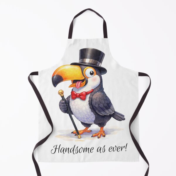 Item preview, Toucan with Top Hat & Cane – Watercolour Illustration designed and sold by inspired-works.
