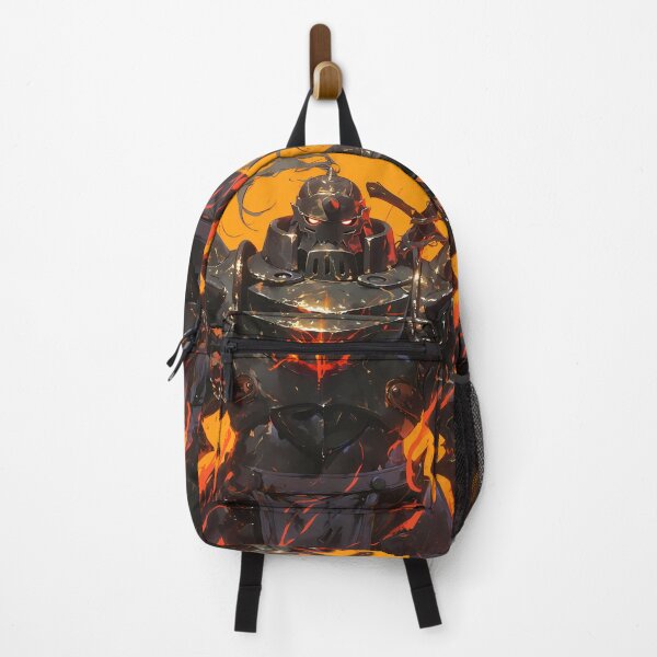 Item preview, Alphonse Elric Fullmetal Alchemist Anime Armor Fire Power Intense Orange Energy designed and sold by CarlosBender.