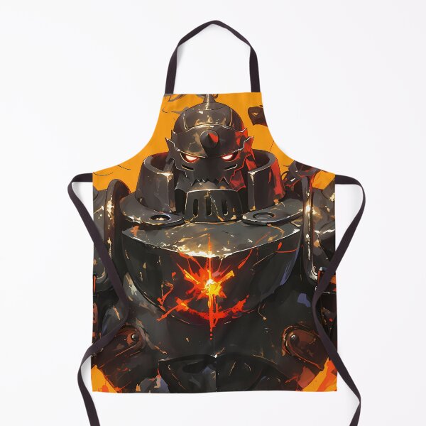 Item preview, Alphonse Elric Fullmetal Alchemist Anime Armor Fire Power Intense Orange Energy designed and sold by CarlosBender.