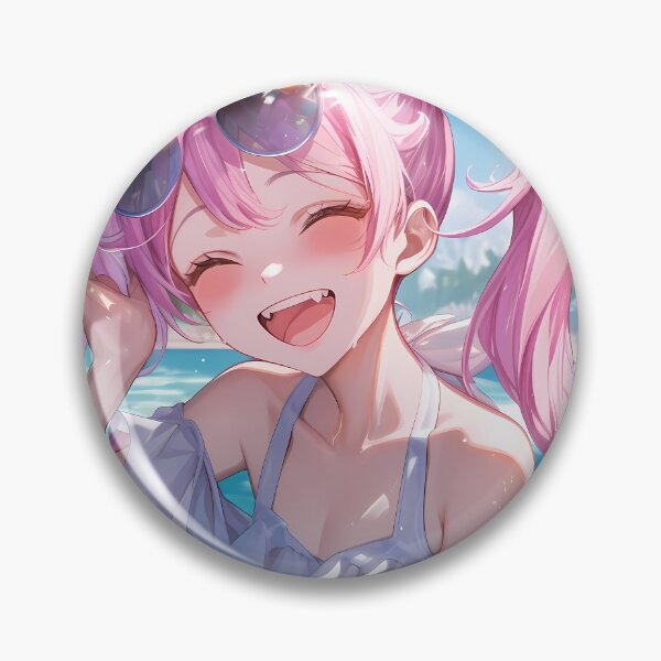 Item preview, Nui Harime Kill La Kill Anime Summer Beach Bright Cute Pink Anime Girl designed and sold by CarlosBender.