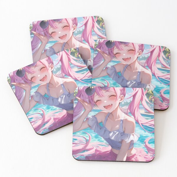 Item preview, Nui Harime Kill La Kill Anime Summer Beach Bright Cute Pink Anime Girl designed and sold by CarlosBender.